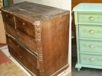 Как обновить старую мебель