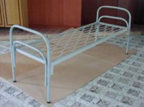 Кровати с металлической сеткой и спинками из ДСП, кровати от производителя