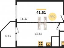 Продам 1 к кв. 41,51 м2 в жилом комплексе Сурская Ривьера