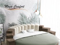 Круглая интерьерная кровать «Донжон»