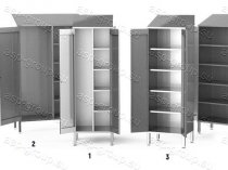 Шкафы для хранения уборочного инвентаря и дезсредств ASP-SHХM