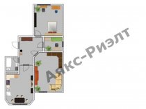 Продается 2 ком. квартира 70 кв.м