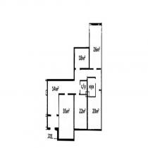 квартира; 135.8 кв.м. Новочерёмушкинская улица, 23к3