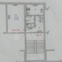 квартира; 33.2 кв.м. 2-й Военный городок, 5