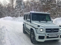 Mercedes G55 (Мерседес Джи 55) белый